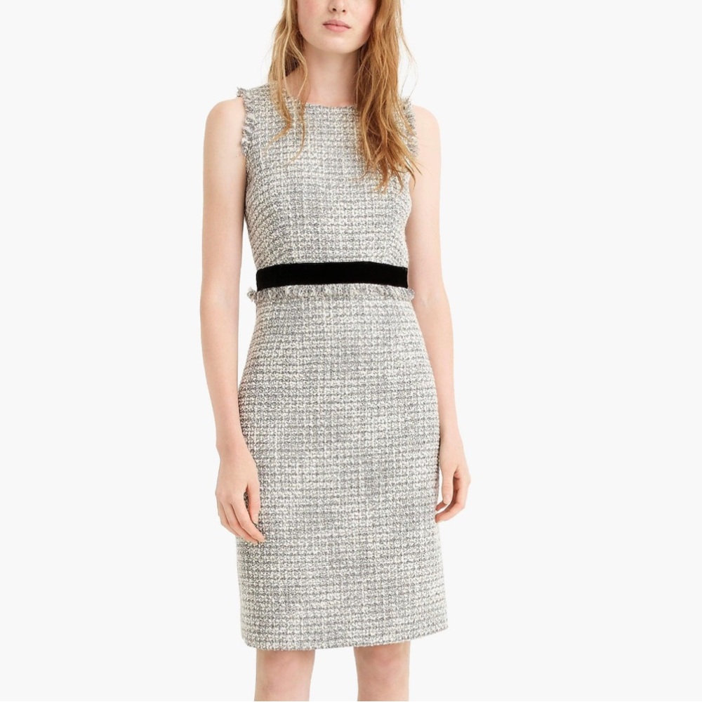 J. Crew RETAIL Metallic Tweed Dress